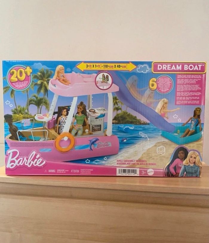 « dream boat » bâteau de rêve toboggan barbie neuf - jamais ouvert