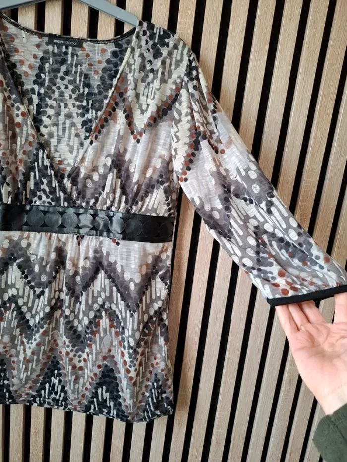 Blouse fluide imprimée T 42/44 - photo numéro 10