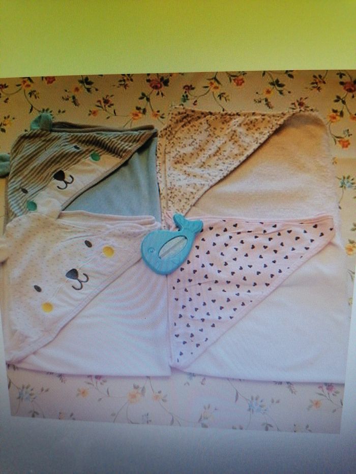 Lot de 4 sorties de bain