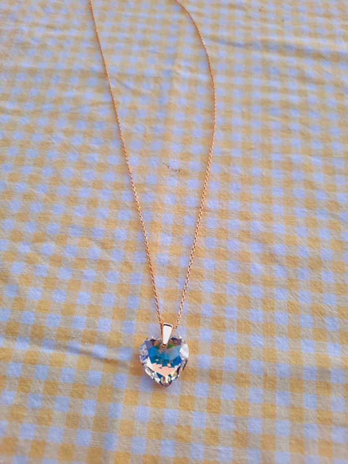 Collier cœur cristal MYC - photo numéro 2