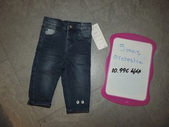 jeans orchestra taille 9 mois neuf