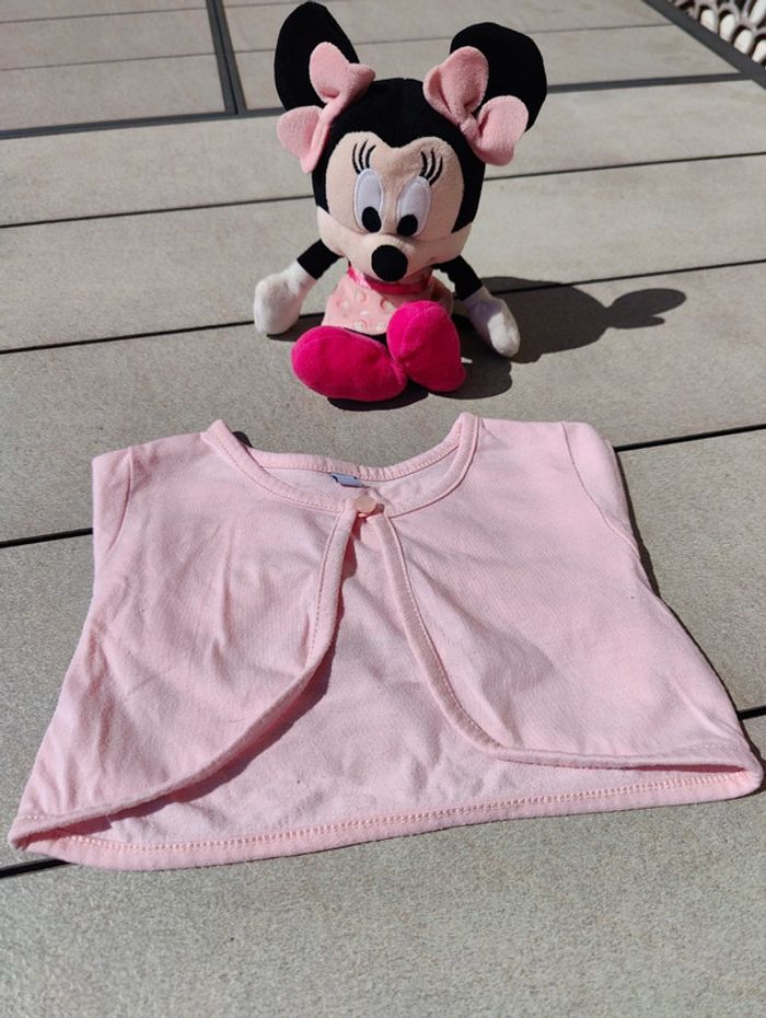 Boléro rose fille 18 mois - photo numéro 3