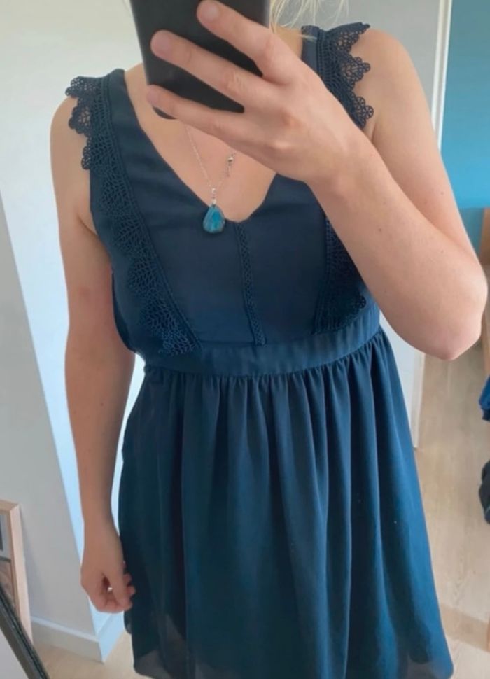 Robe bleue habillée - photo numéro 3