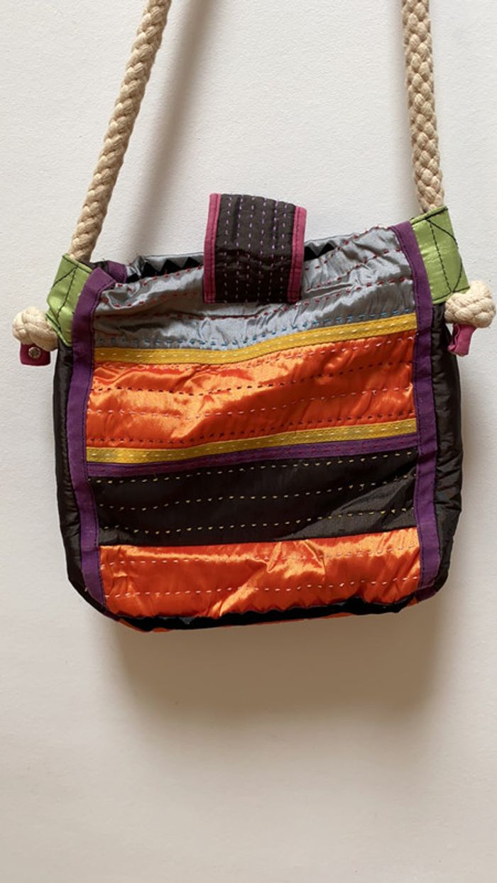 Sac bandoulière ethnique 26x28 - photo numéro 3