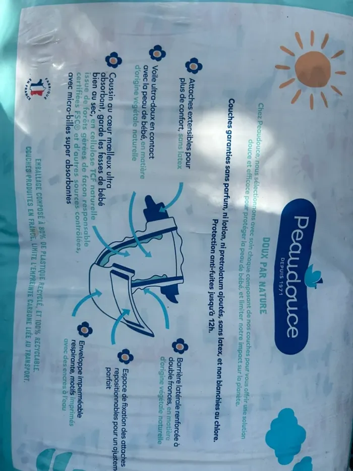 Peaudouce 60 couches taille 2 - photo numéro 5