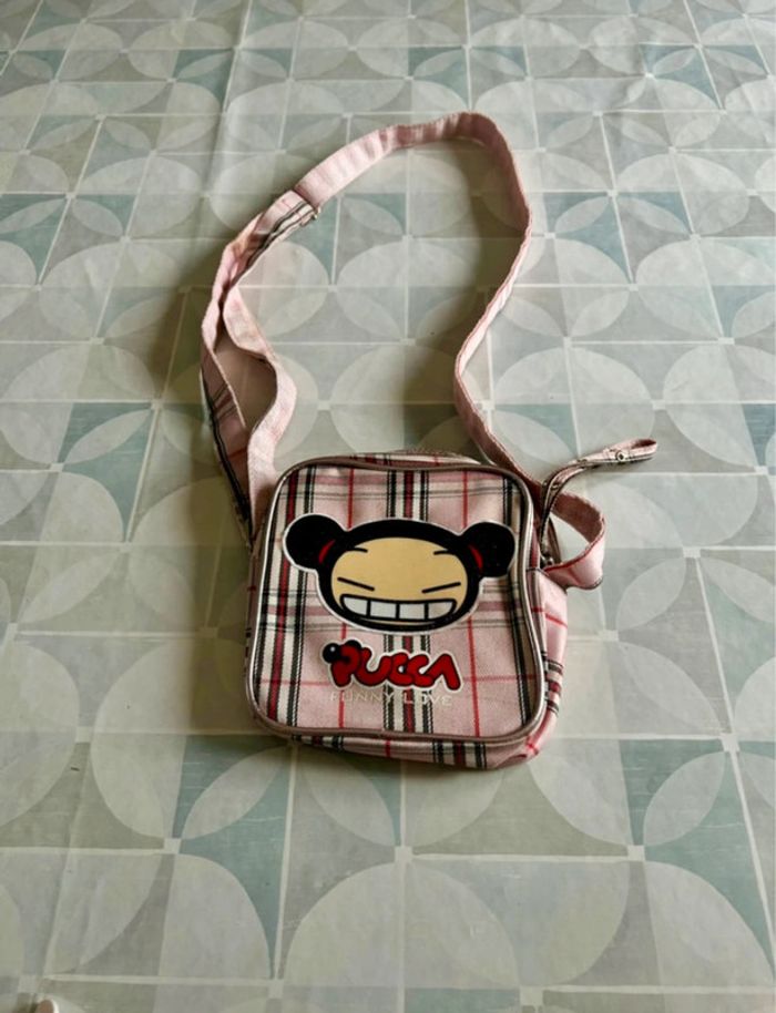Sac rose pour fille - Pucca - en très bon état