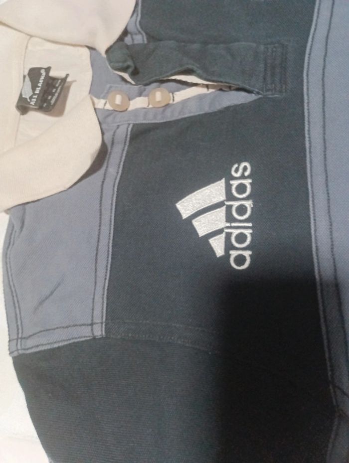 Tee shirt Polo manches courtes homme Adidas x All Black rétro vintage sport rugby taille XS / S - photo numéro 3