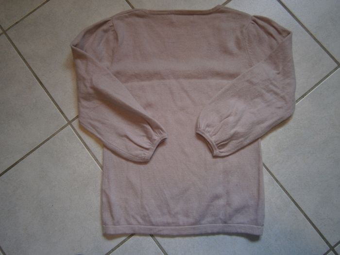 Pull ML rose en cachemire Taille 36/S - photo numéro 6