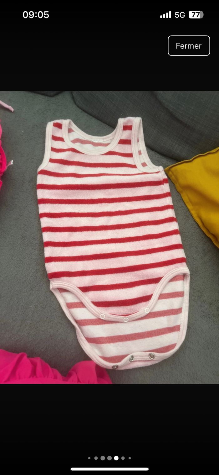 Maillots bain bébé fille 18 mois + body coton - photo numéro 5