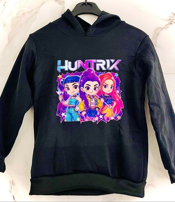 Pull à capuche + Jogging Kpop Demon Hunters 150cm enfant