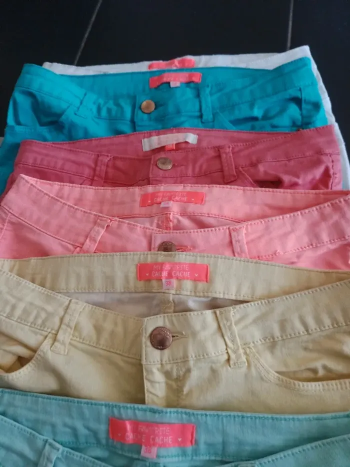 Lot 6 jeans cache cache - photo numéro 2