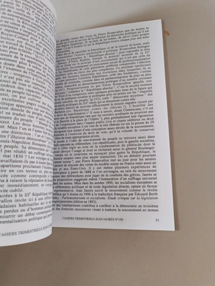 Jean Jaurès variétés jaurésiennes cahiers trimestriels numéro 158 - photo numéro 6