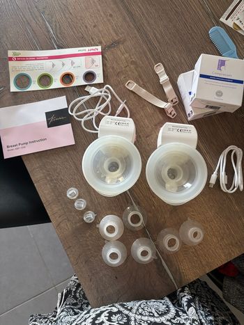 Tire-lait électrique double portable