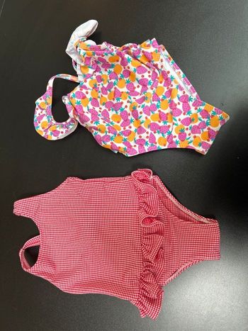 Lot de 2 maillots de bain 12 mois