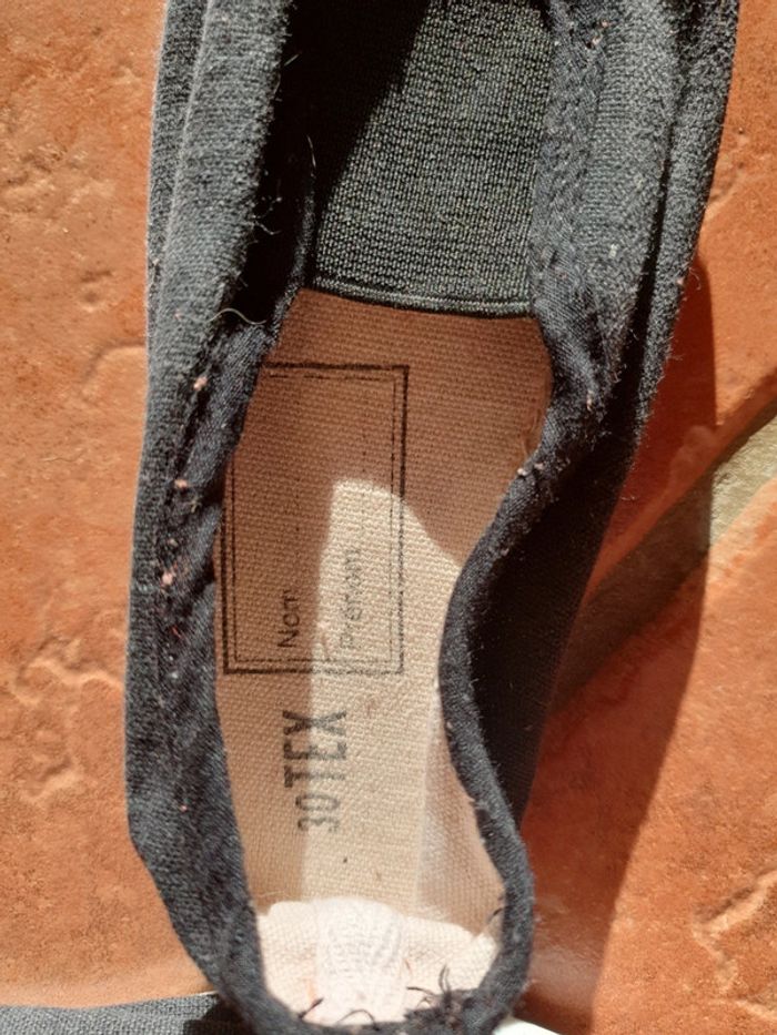 basanes taille 30 noires tex - photo numéro 2