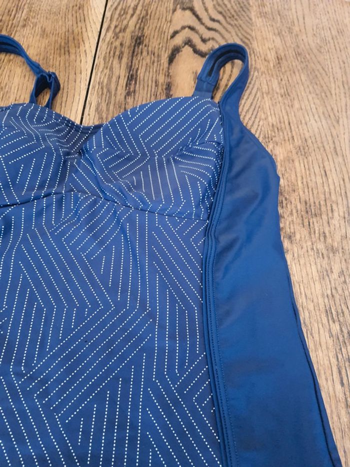 Haut de Tankini Nickey Nobel bleu/blanc fr 46 - photo numéro 6