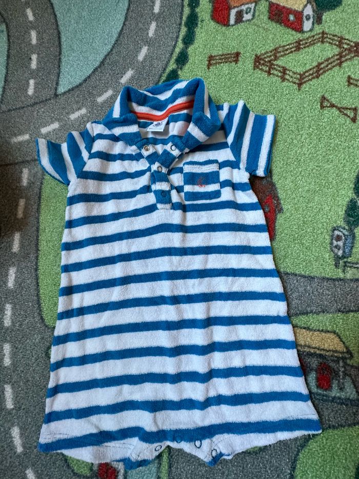 Combi short bébé garçon