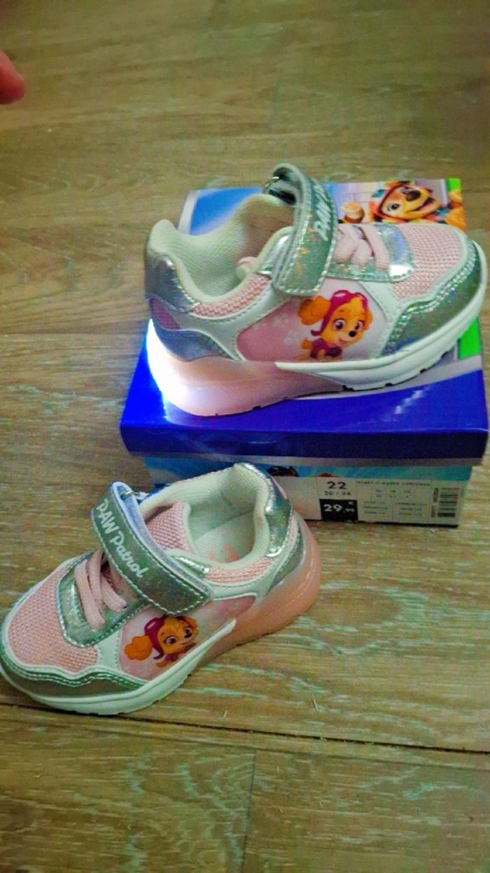 Baskets bébé fille pat patrouille
