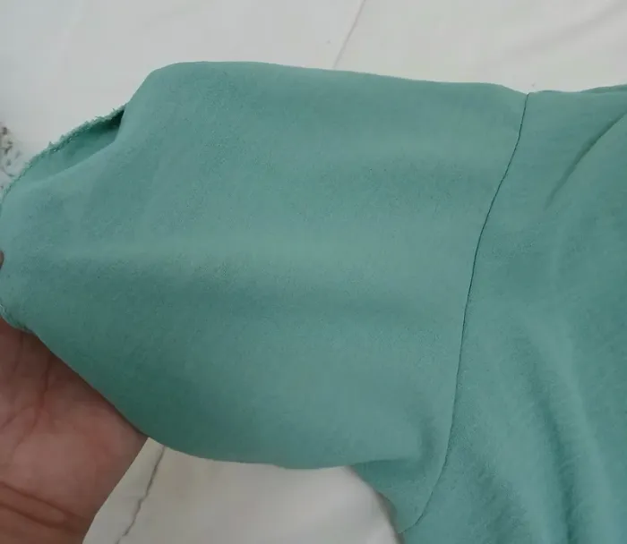 Robe courte verte d'eau taille 42 - photo numéro 5