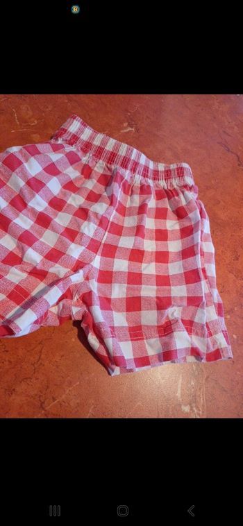 Short bébé taille 12 mois