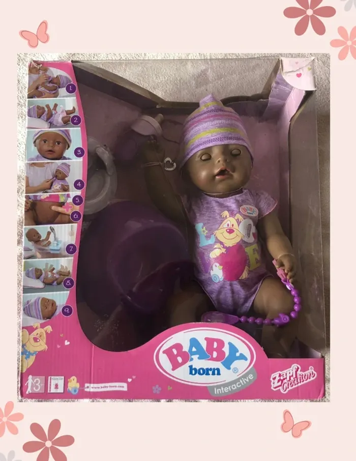 Baby Born Poupon noir Interactif