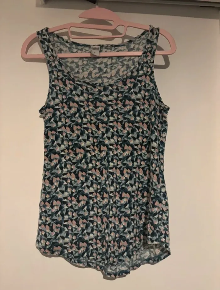 Débardeur imprimé graphique pastel – UpFashion – Taille S