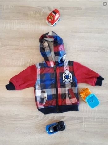 Veste en coton 3 mois à capuche