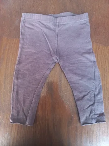 Legging mauve dpam 12mois 74cm