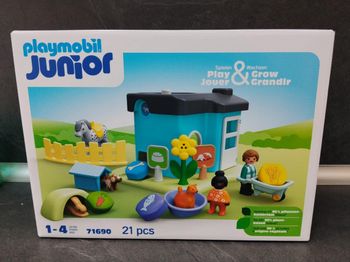 Playmobil 123 junior maison des animaux 71690