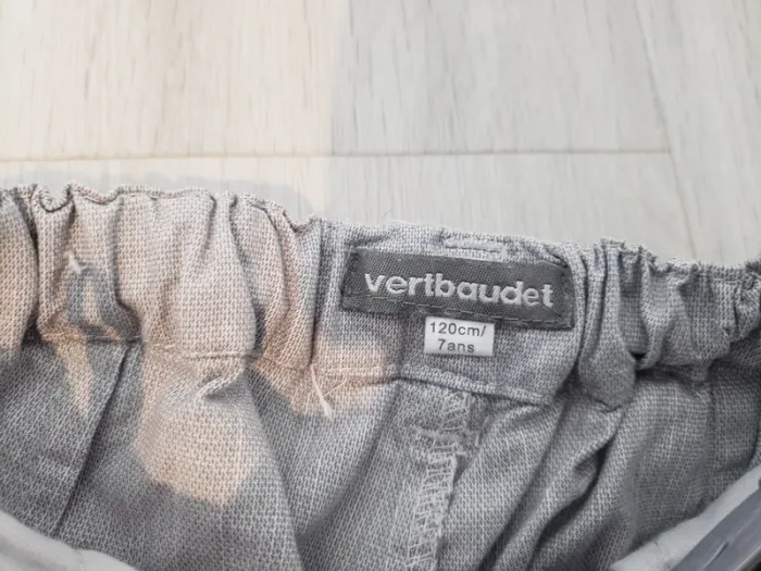 Pantalon léger vertbaudet garçon taille 7 ans - photo numéro 3