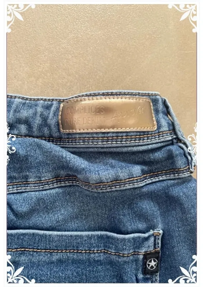 👖 Jean droit femme Complices Pure Denim  Taille 44 - photo numéro 3