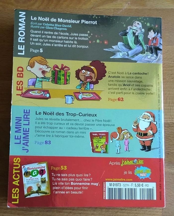 Magazine J'aime Lire + CD - Le Noël de Monsieur Pierrot - photo numéro 2