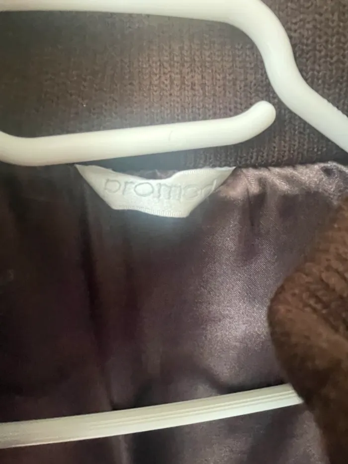 Veste en cuir marron - photo numéro 4
