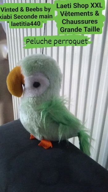 Peluche perroquet
