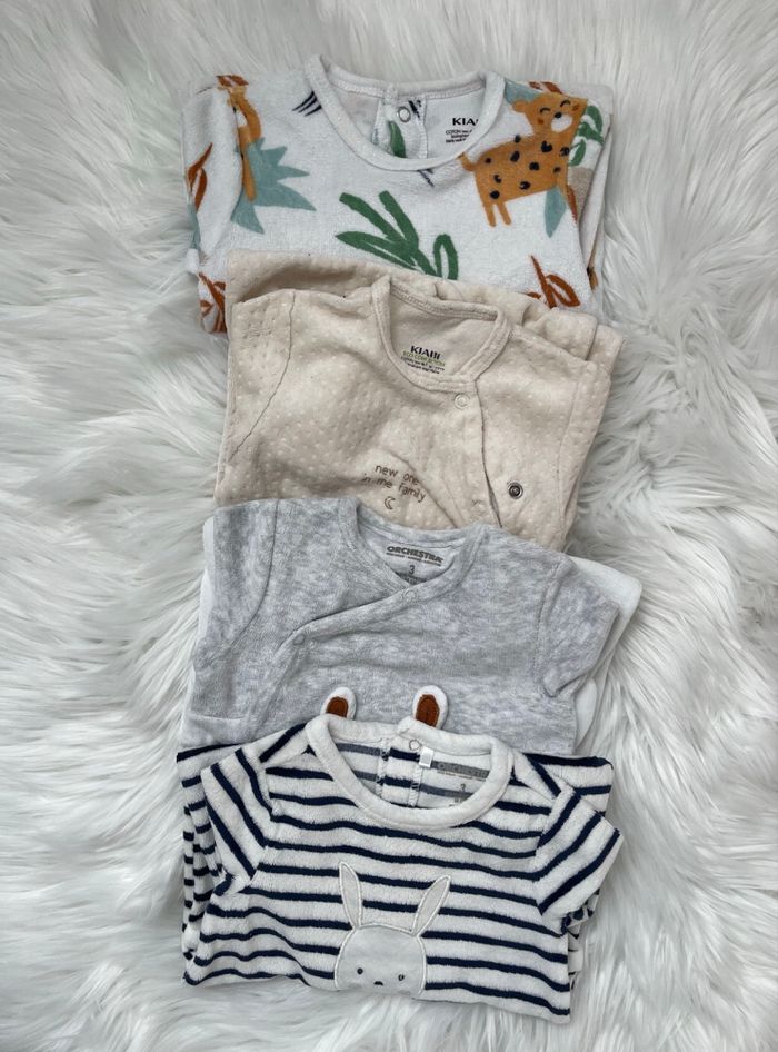 Pyjamas pour bébé garçon 3 mois