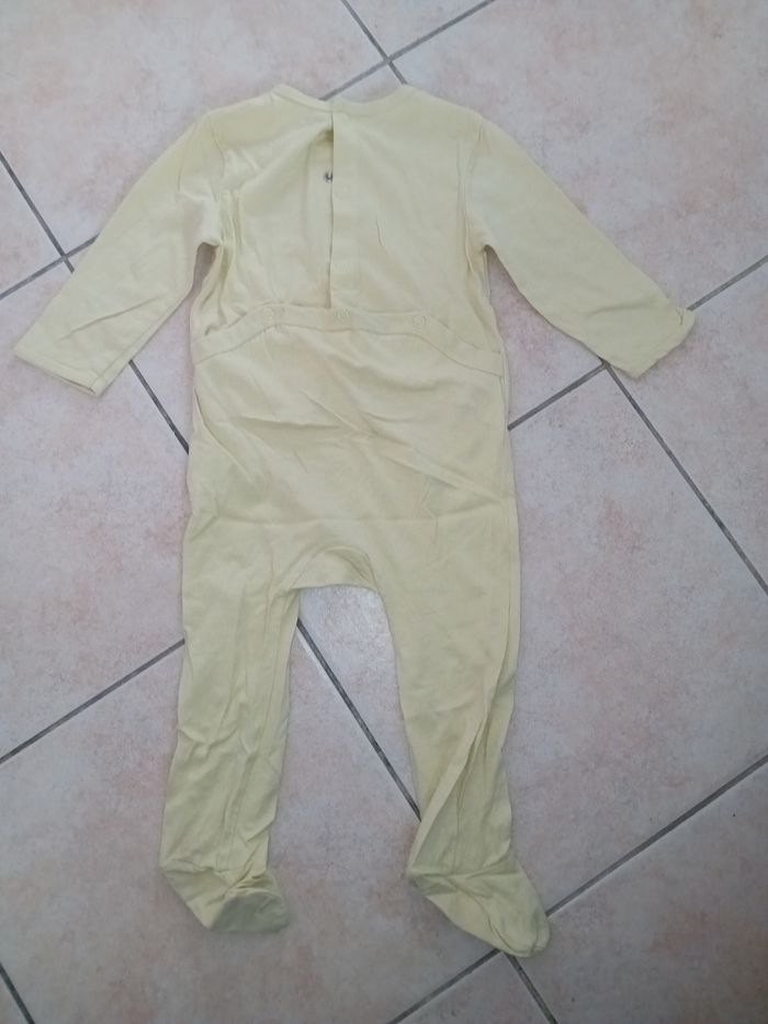 Pyjama léger jaune 18 mois - photo numéro 2