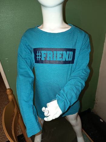 Haut manches longues turquoise