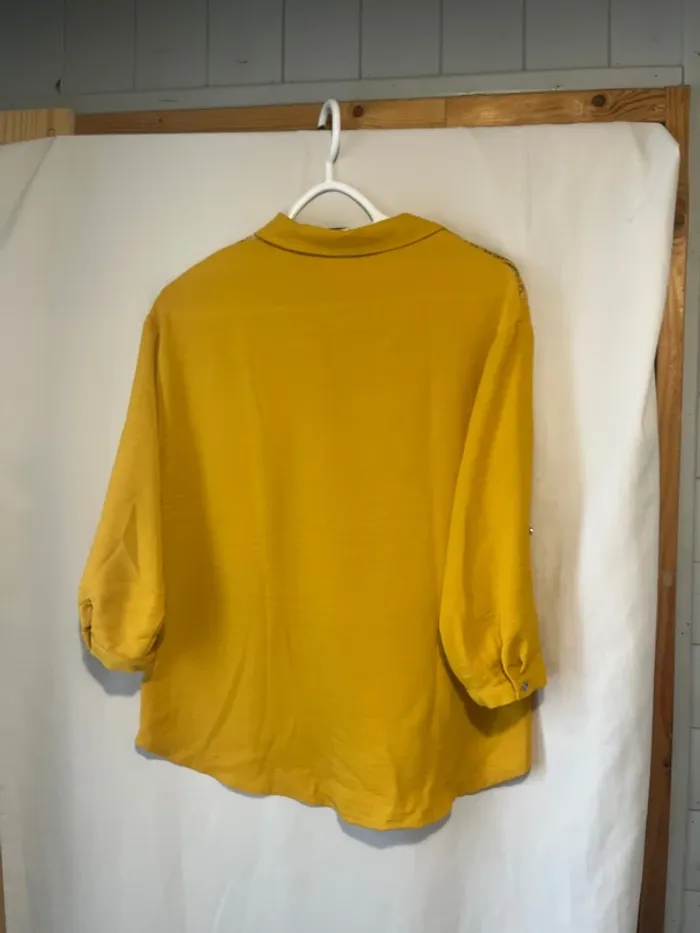 blouse moutarde - photo numéro 7