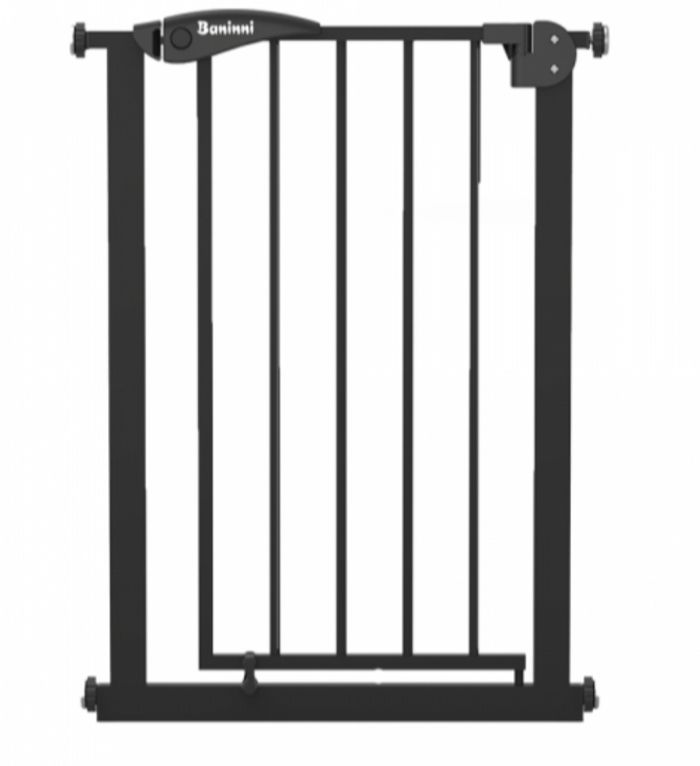 Barrière de sécurité adaptable marque Baninni Mimi noire 58 à 67 cm - photo numéro 2