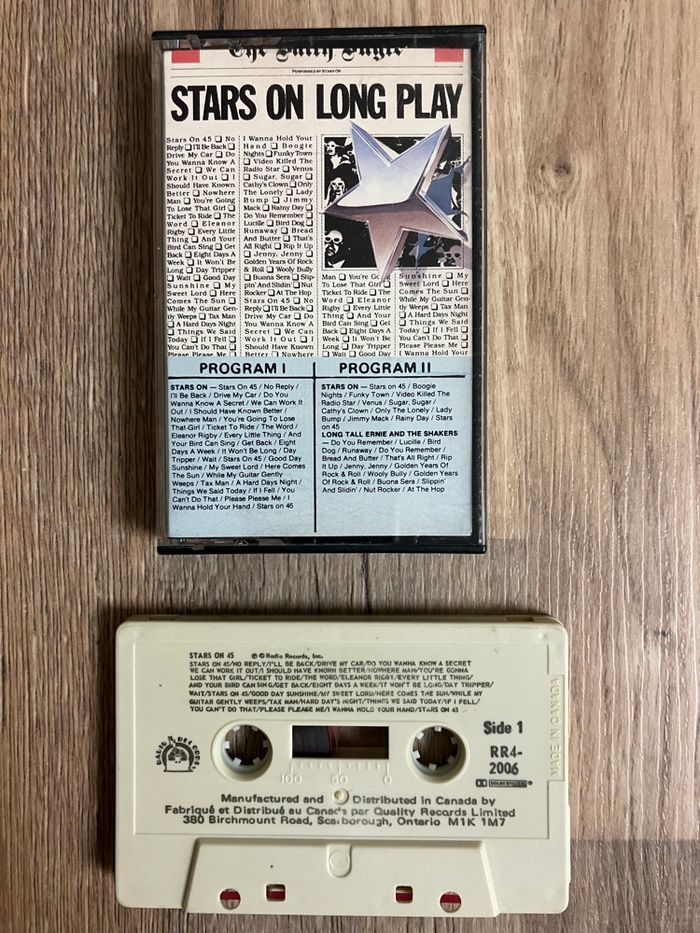 Rare-Cassette audio-Stars on long play
