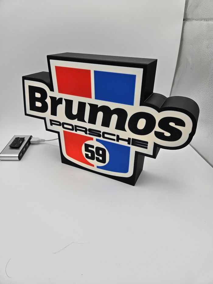 Lampe lumineuse à led porsche Brumos - photo numéro 7