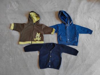 Lot 3 gilets/sweat 3 mois