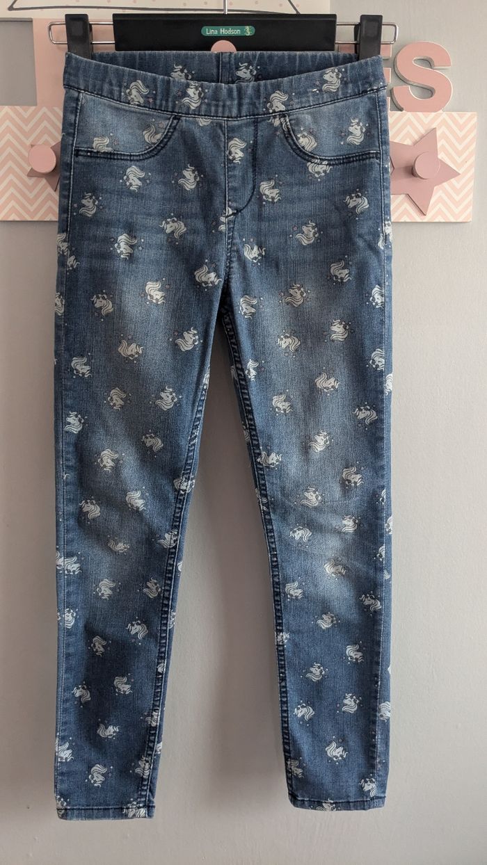 Legging motif licorne taille 8/9 ans