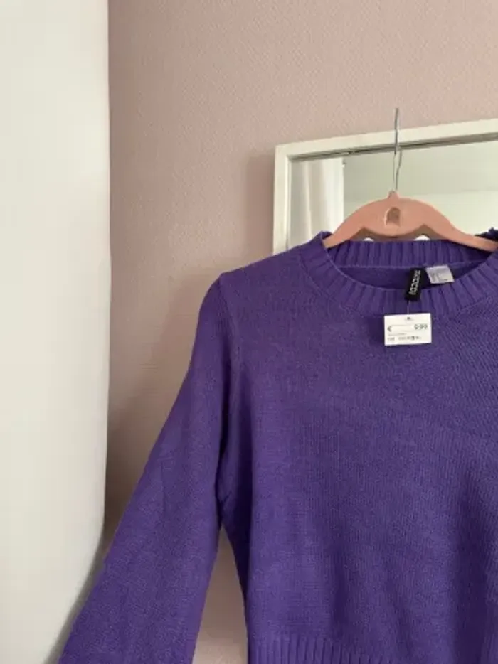 Pull Violet - H&M neuf avec étiquette - photo numéro 2