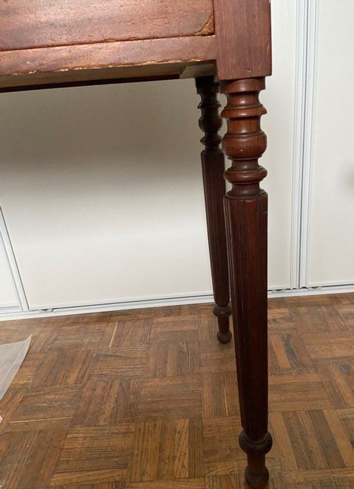 Bureau de style antique Napoleon lll Secretaire table bois massif 1 900 - photo numéro 6