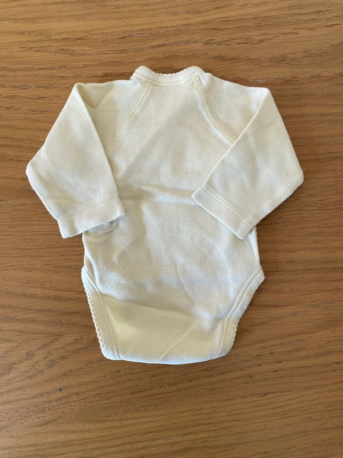 Body bébé crème Taille Naissance - photo numéro 3