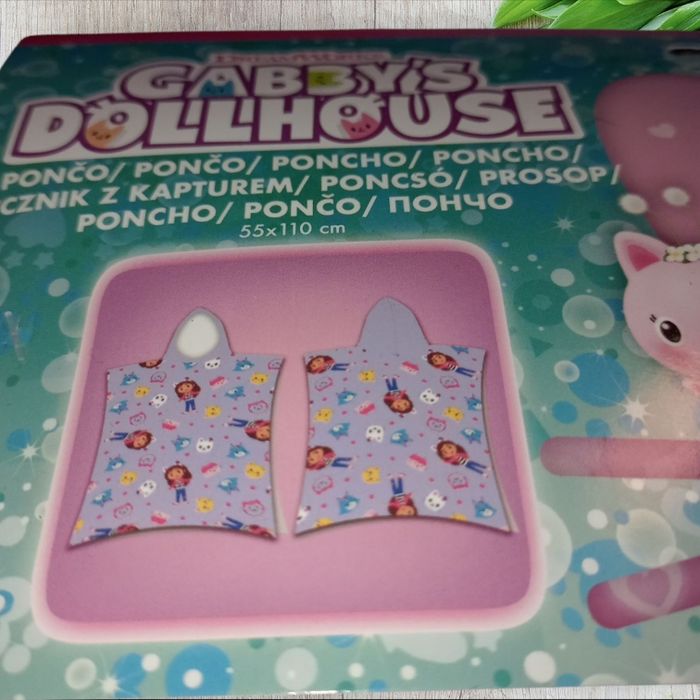 Poncho de bain Gabby chat Gabby dollhouse - photo numéro 3