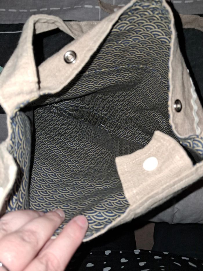 Sac bandoulière beige dentelle - photo numéro 3