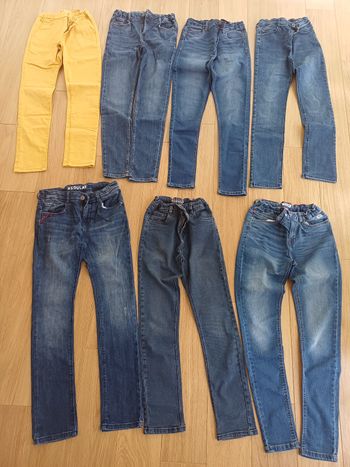 Lot de 7 jeans en 14 ans