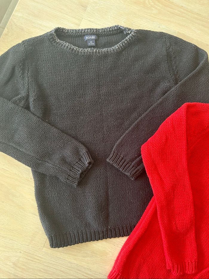 Lot de 2 pulls fille Kiabi 6 ans - photo numéro 2
